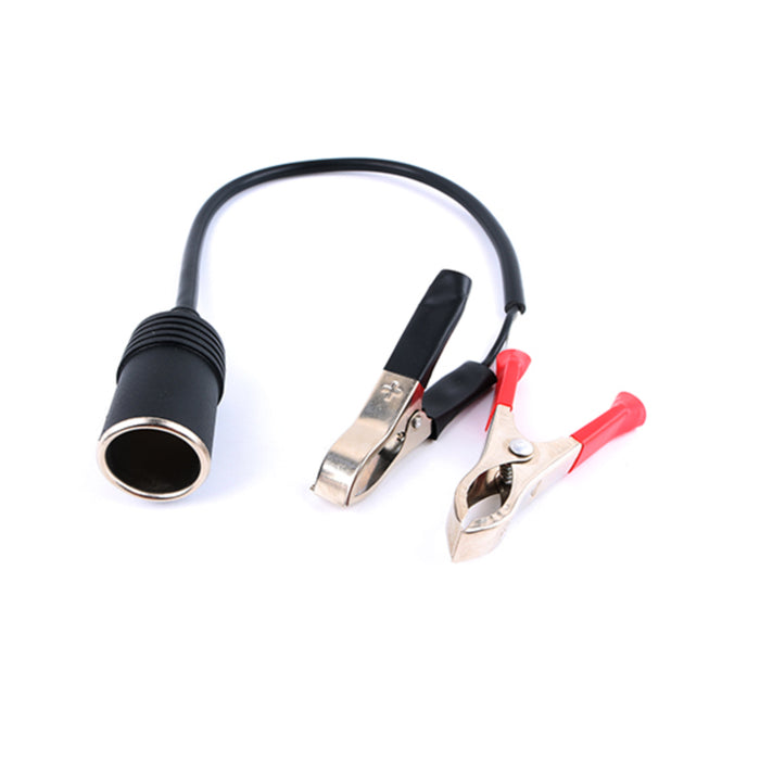 Cigarette Power Socket With Battery Clamps