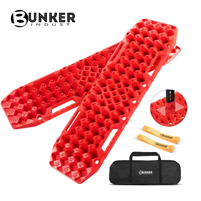 Bunker Indust Recovery Tracks Red With Build in Jack Base 10T