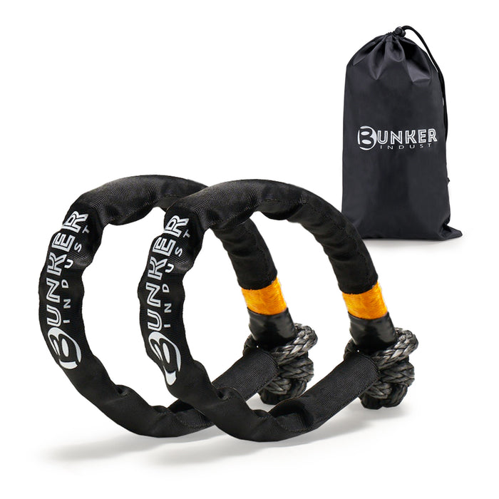 Bunker Indust Soft Shackle Synthetic 49000LBS Set of 2