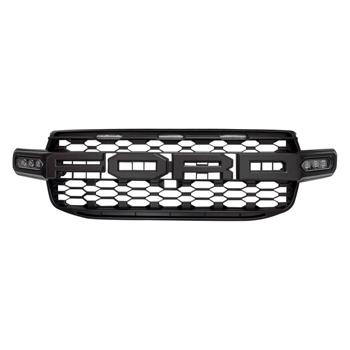 Ford Ranger Grille With Side LED'S 2022+