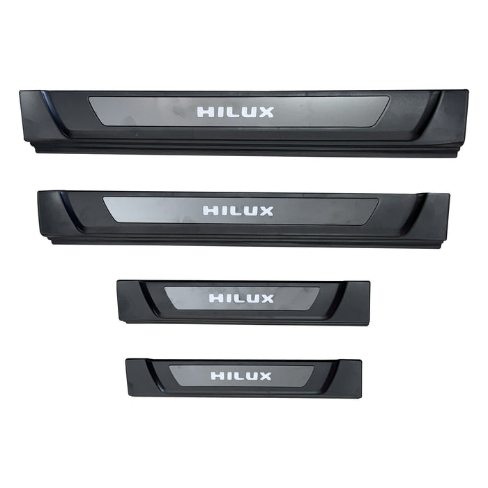 Toyota Hilux Door Scuff Plates LED 2016+