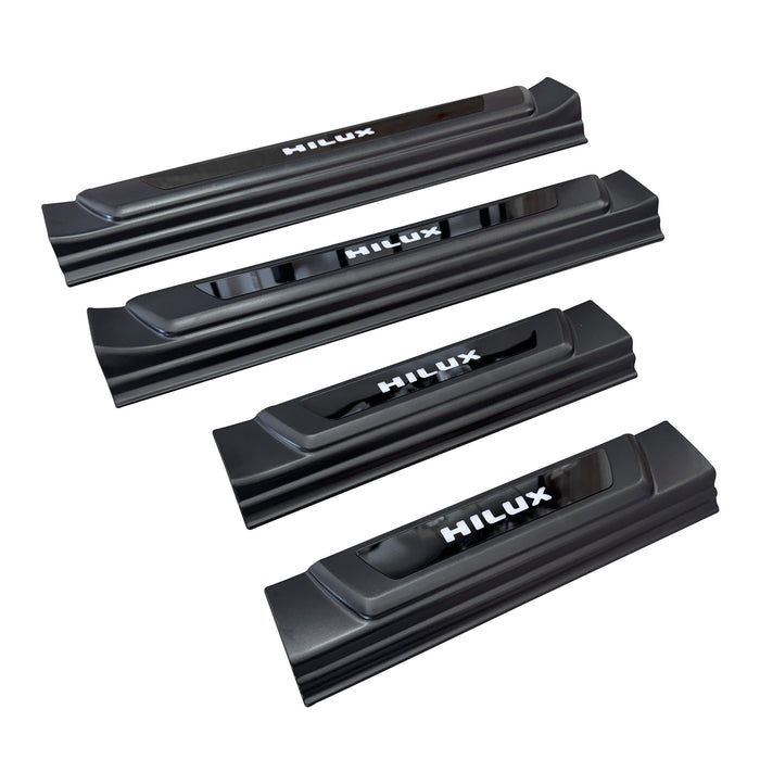 Toyota Hilux Door Scuff Plates LED 2016+