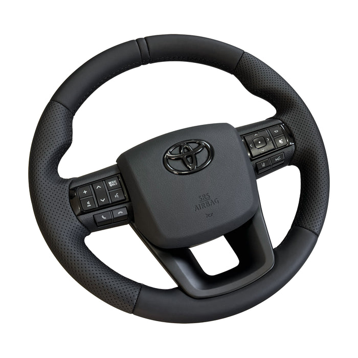 Toyota Land Cruiser & Hilux Steering Wheel Full Black