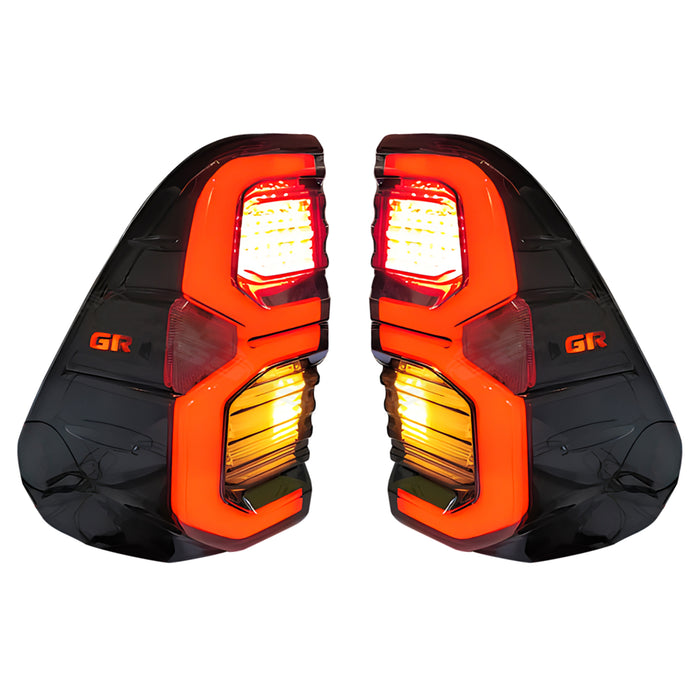 Toyota Hilux Tail Lights GR Smoked 2016+