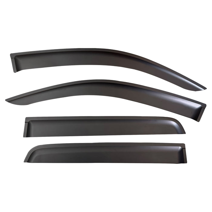 Toyota Hilux Window Shields Matte Black Doublecab 2016+