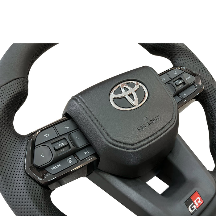 Toyota Land Cruiser Steering Wheel GR Perforated leather