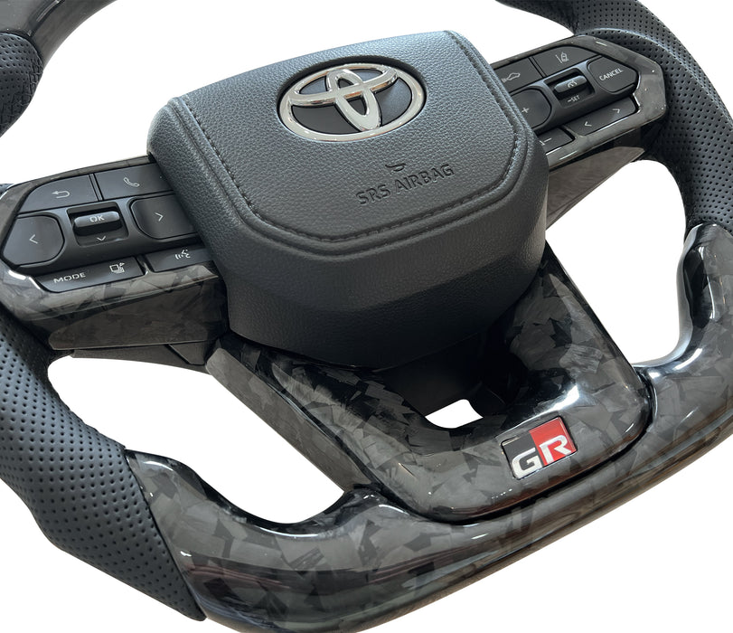 Toyota Land Cruiser Steering Wheel GR Forged Carbon