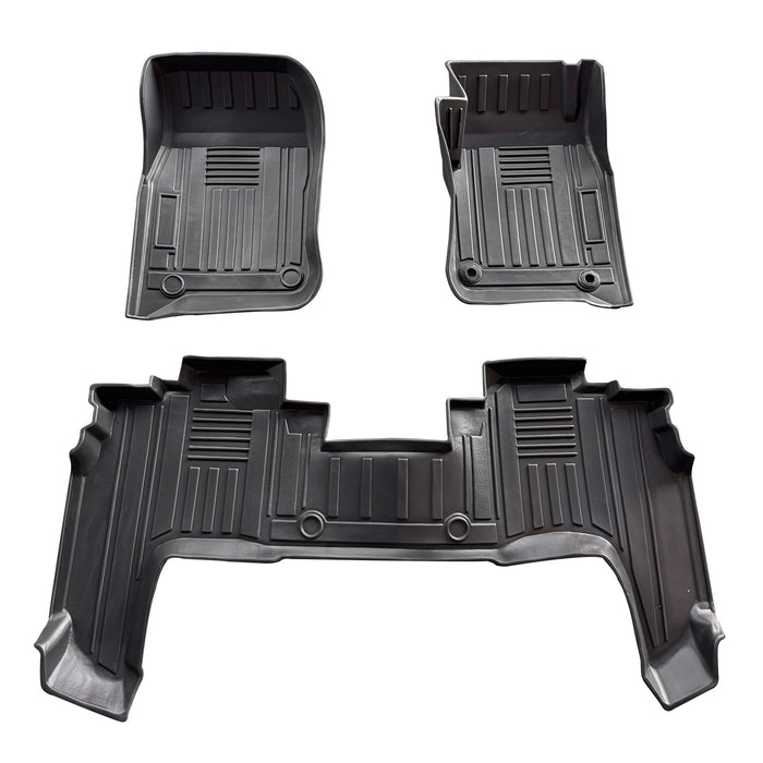 Toyota Land Cruiser 3D Rubber Mats (2007+) - 3pc Set