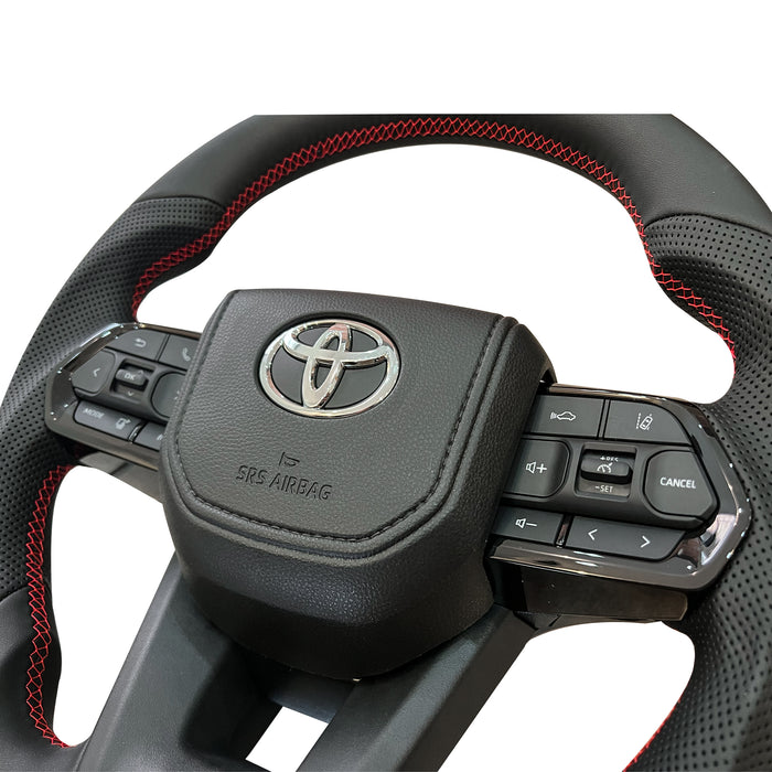 Toyota Land Cruiser Steering Wheel GR Perforated leather