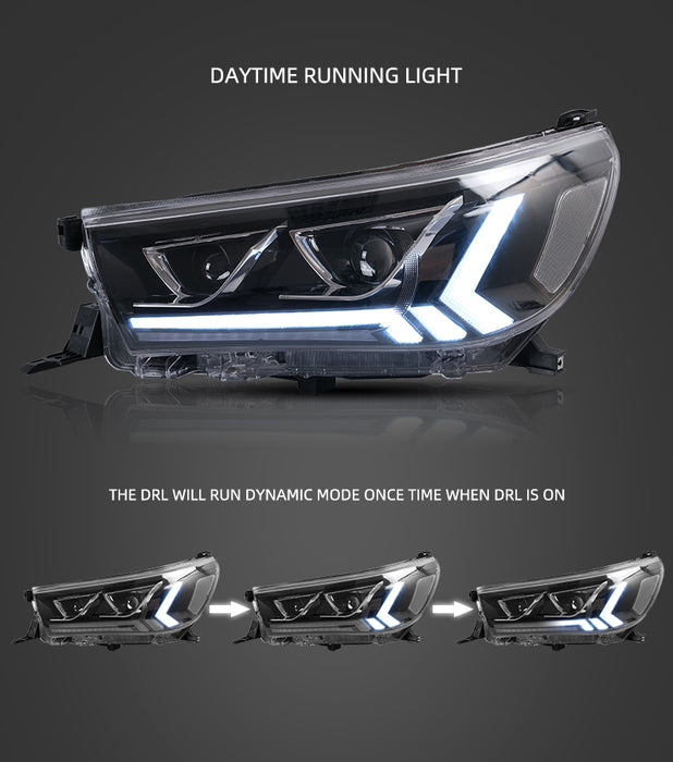 Toyota Hilux Headlights 2016 - 2020