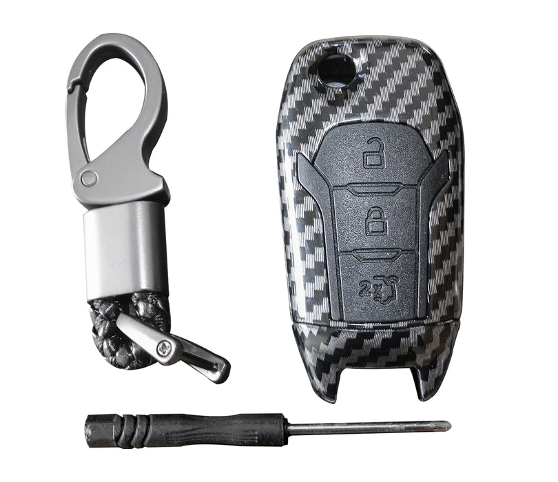 Ford-Ranger-Key-Cover-T7-T6-Carbon-Accessories-Protector-Case