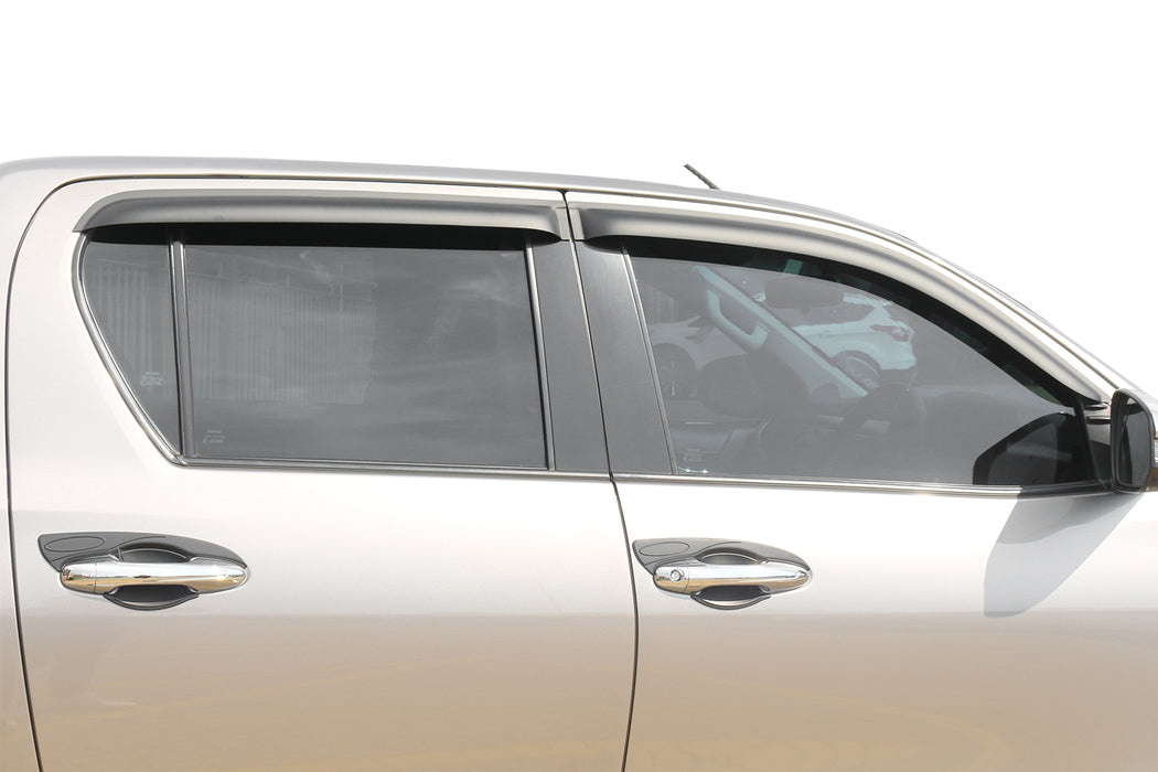Toyota Hilux REVO 2016+ Windshields Matt Black