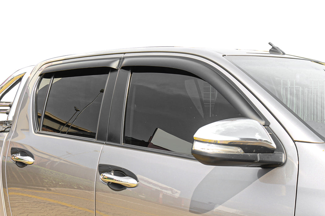 Toyota Hilux REVO 2016+ Windshields Matt Black