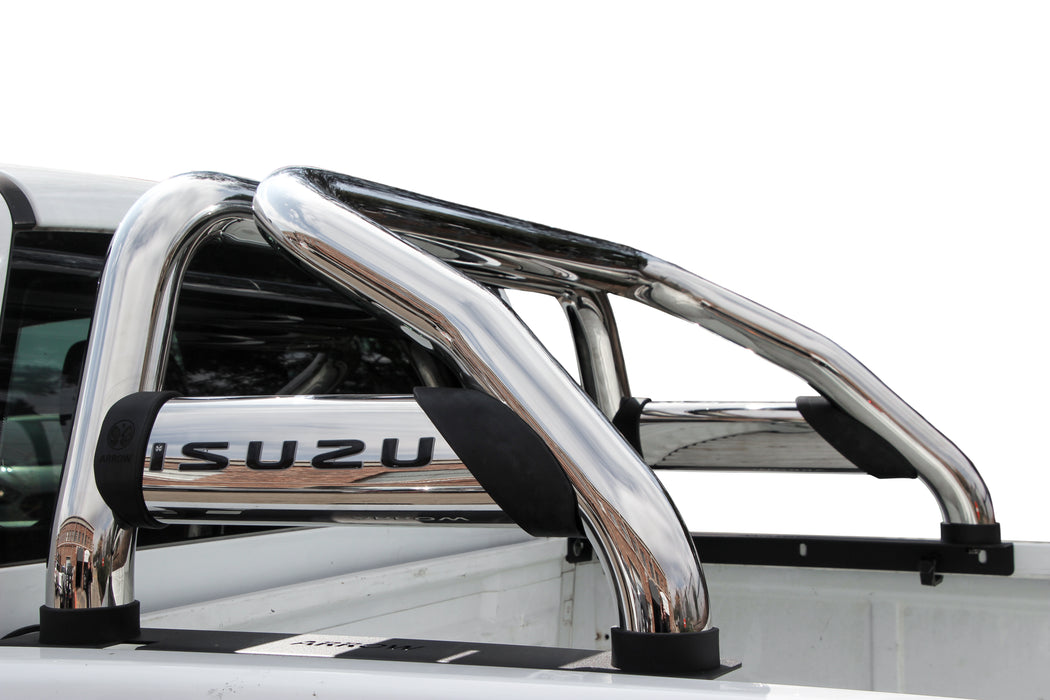 Isuzu-KB-D-MAX-Stainless-Chrome-Steel-Roll-Bar-Sports