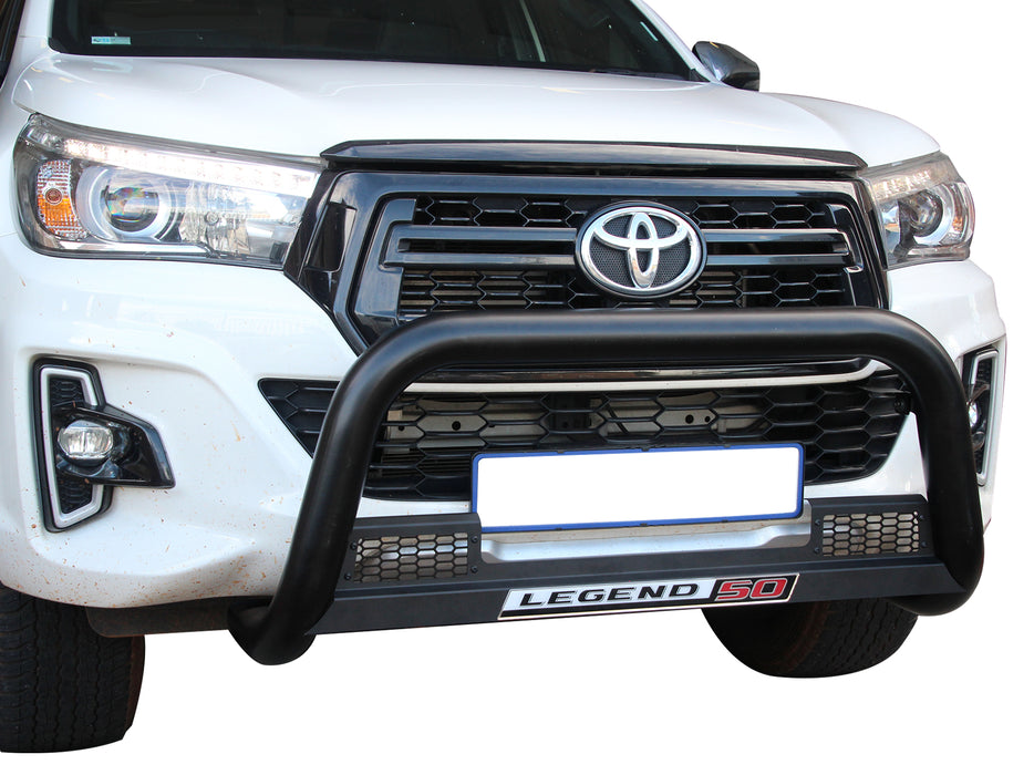 Toyota Hilux Nudge Bar Legend 50 2016+ Black Premium