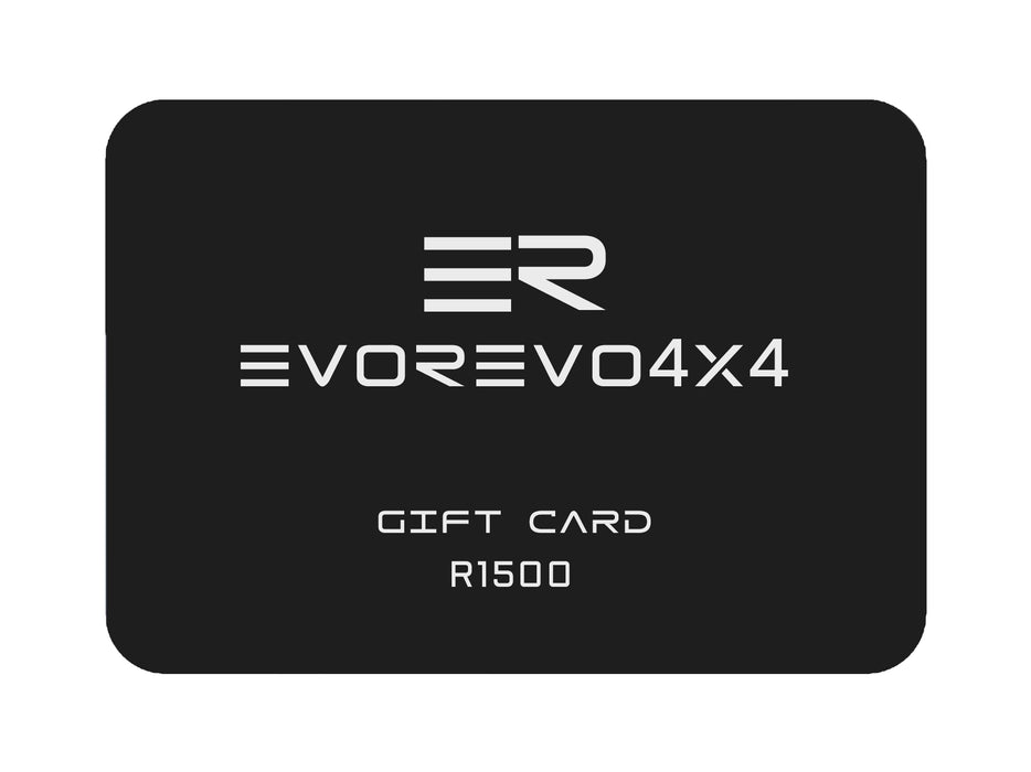 Evorevo4x4 Gift vouchers - R1500