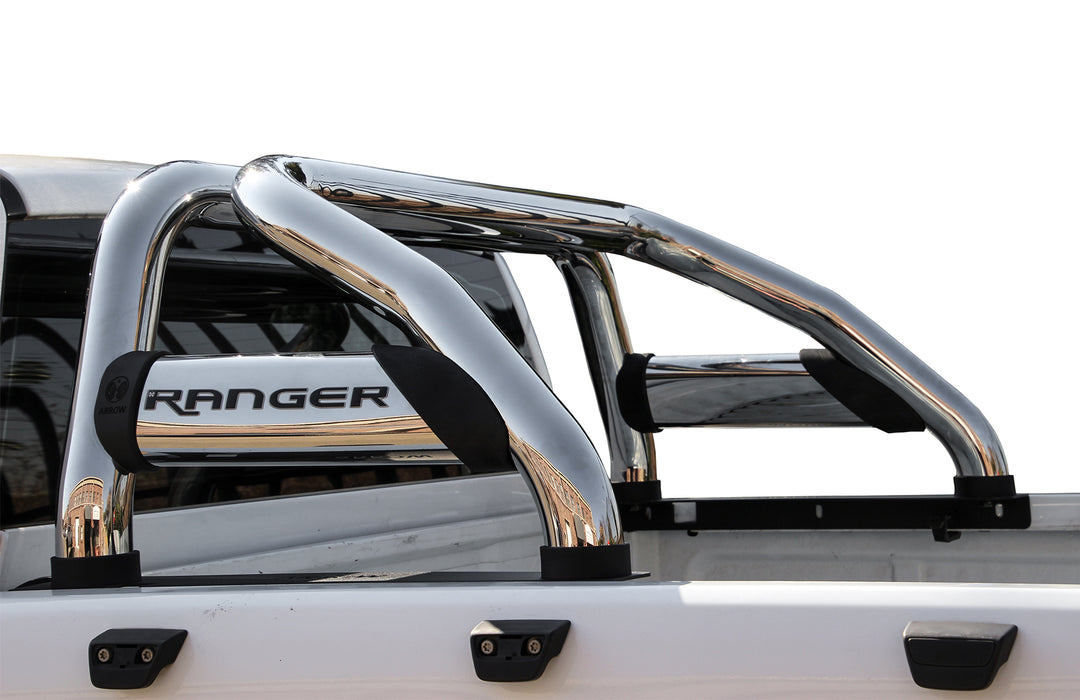 Ford-Ranger-Roll-Bar-Artav-Maxe-Arrow-Rol-Sports-Sport-Black-Stainless-Chrome-Powder-Coated-T7-T6-Double-Cab-Single-Extended