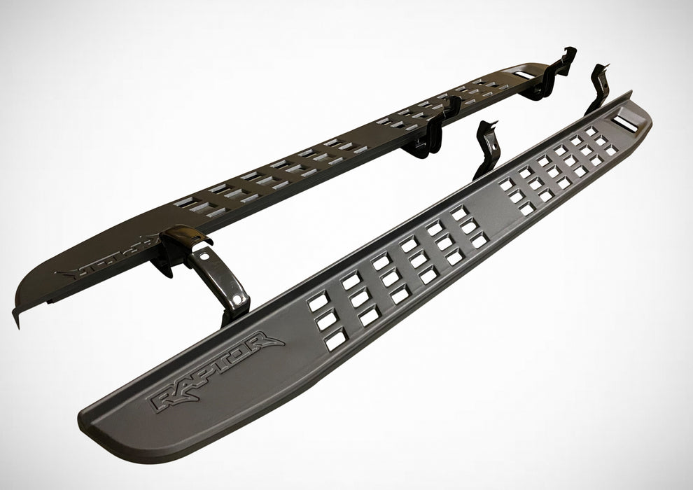Ford-Ranger-SideSteps-Side steps-black-steel