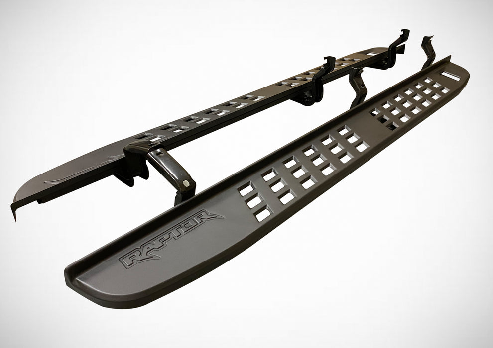 Ford-Ranger-SideSteps-Side steps-black-steel