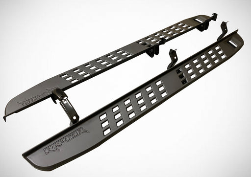 Ford-Ranger-SideSteps-Side steps-black-steel