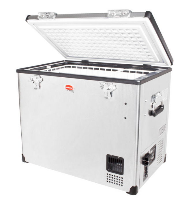 Snomaster 80L Single Door Stainless Steel Fridge/Freezer AC/DC