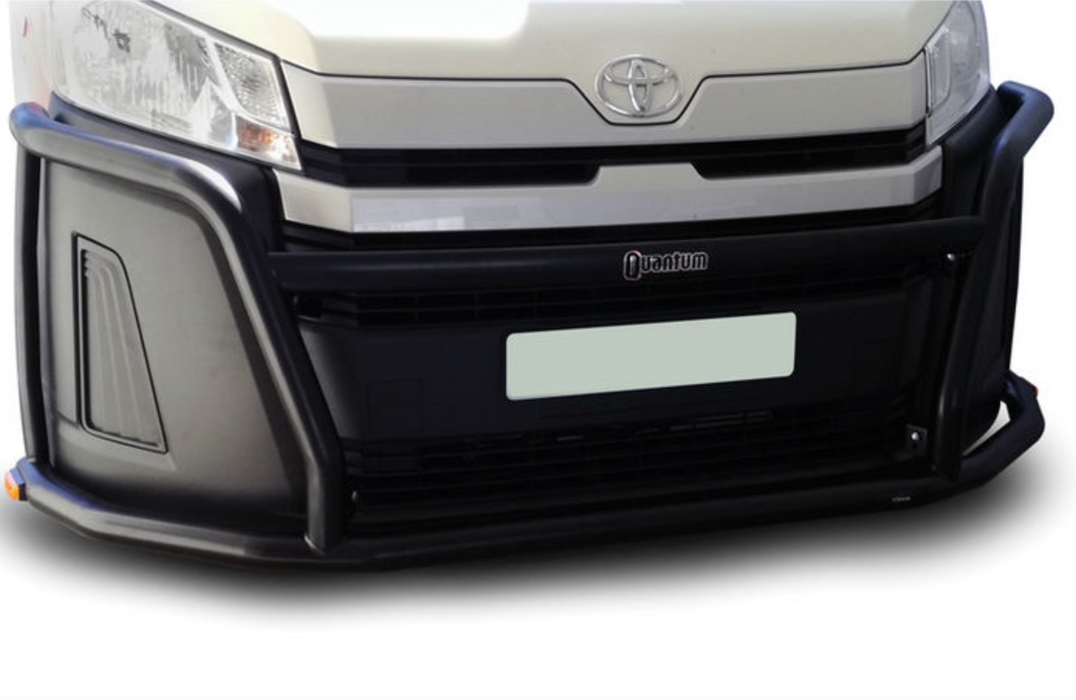 Toyota Quantum Nudge Bar Stainless Black Premium 2018+