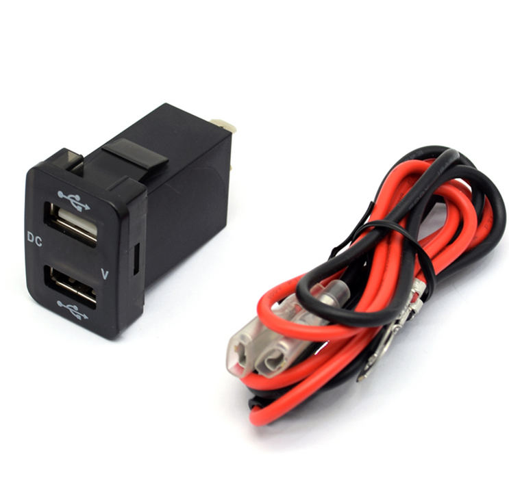 Toyota Hilux 2016+ Dual 2.1 Amp USB And Voltmeter