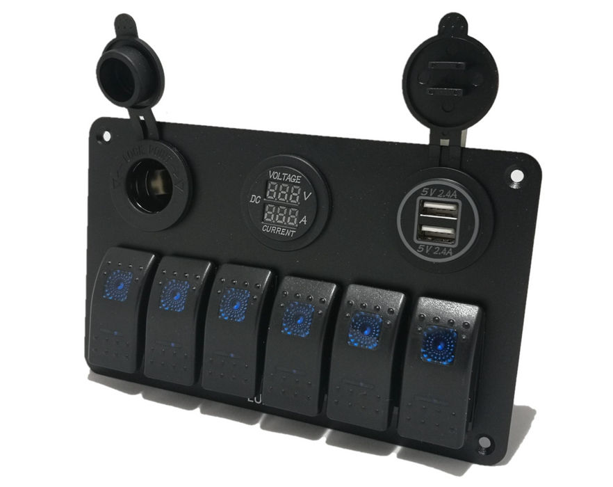Switch Panel 6 Rocker