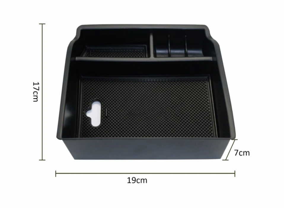 Toyota Hilux & Fortuner 2016+ Center Console Storage Tray with Matt
