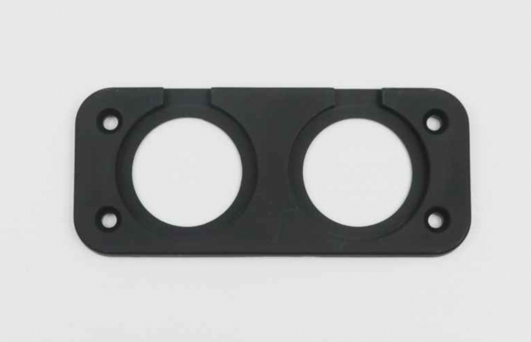 Two Hole Rear Connector Panel - Blank