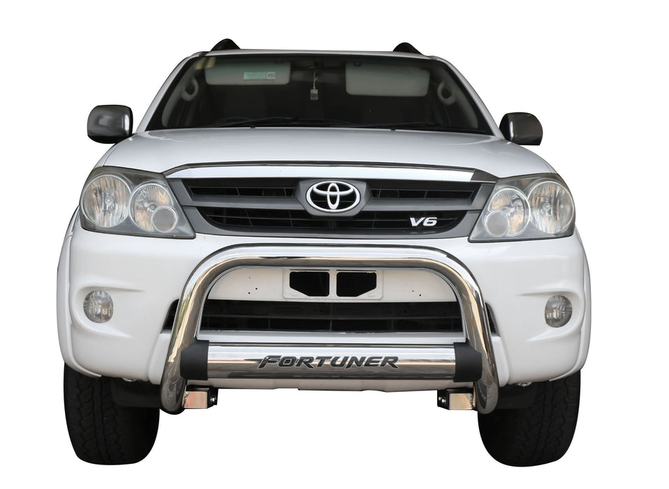 Toyota-Fortuner-D4D-Vigo-Nudge-Bar-Bull-Stainless-Steel-Chrome