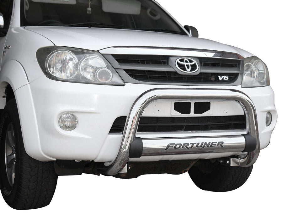 Toyota-Fortuner-D4D-Vigo-Nudge-Bar-Bull-Stainless-Steel-Chrome