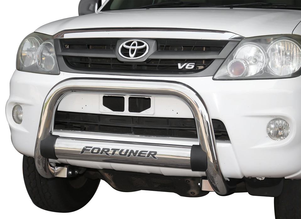 Toyota-Fortuner-D4D-Vigo-Nudge-Bar-Bull-Stainless-Steel-Chrome