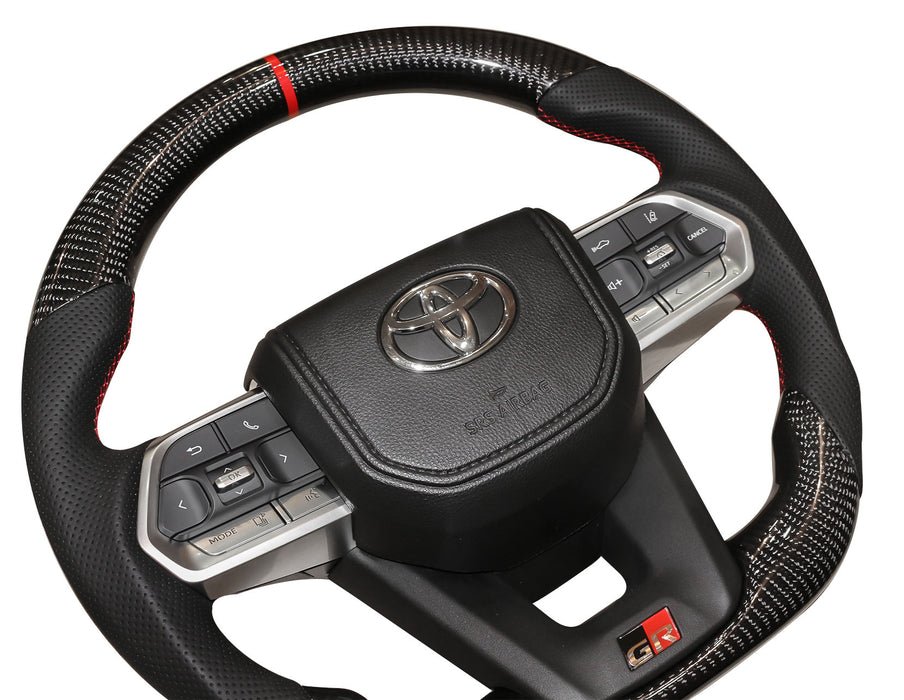 Toyota-Land-Cruiser-Steering-Wheel-Carbon-300-GR-Silver