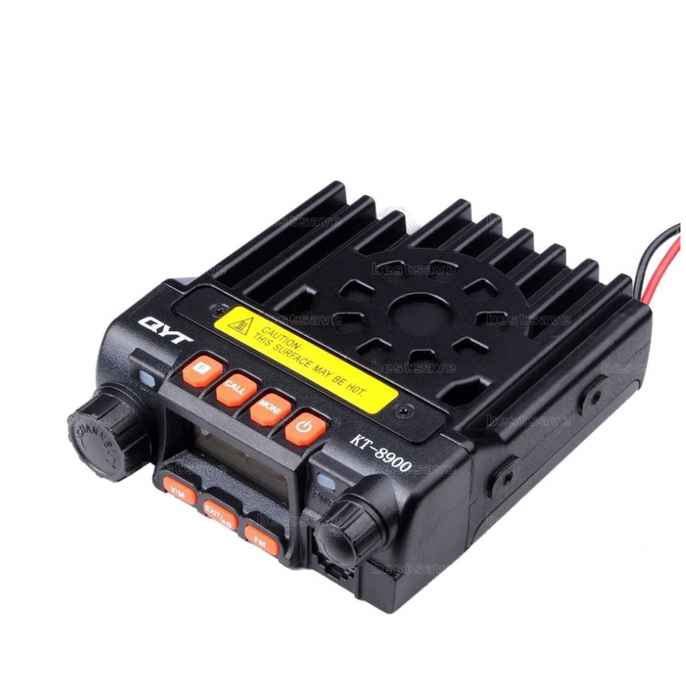 Vehicle 2 Way Radio KT8900 Dual Band Transceiver Walkie Talkie