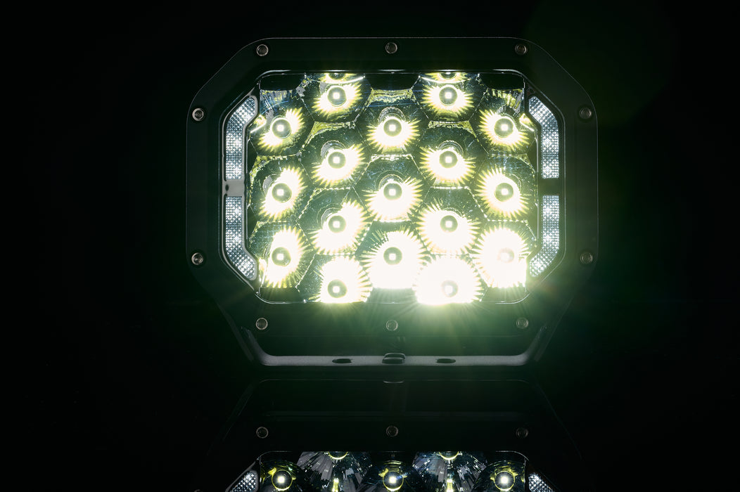Zien 7" Square Spot Lights Set
