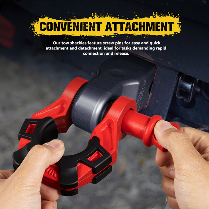 Bunker Indust Shackles 4.75Ton Set of 2