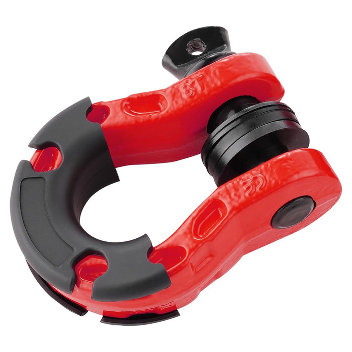 8 Ton Red D-Ring Shackles Red Set of 2