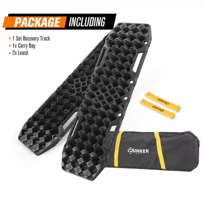 Bunker Indust Recovery Tracks Black With Build in Jack Base 10T