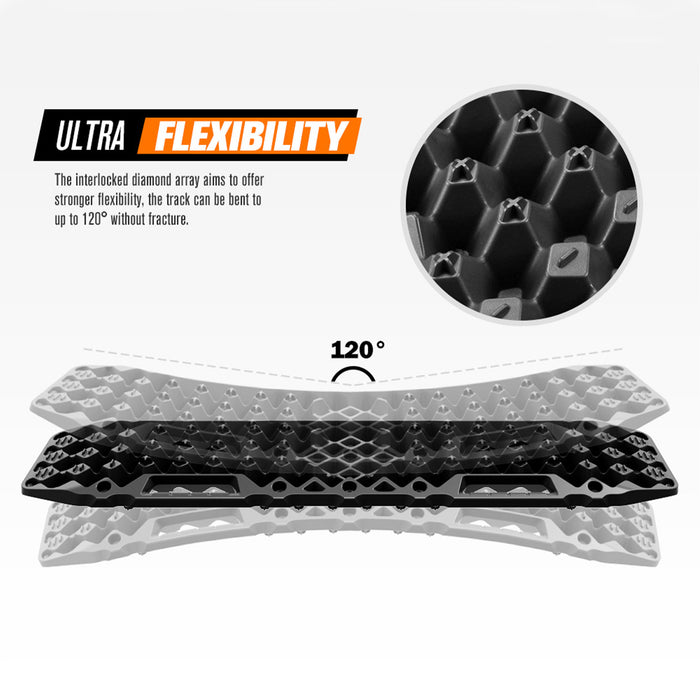 Bunker Indust Recovery Tracks Black With Build in Jack Base 10T