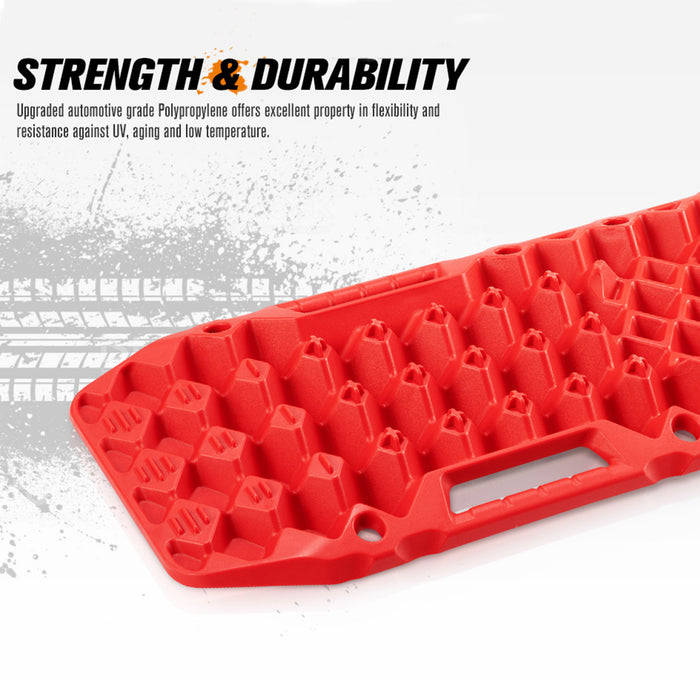 Bunker Indust Recovery Tracks Red With Build in Jack Base 10T
