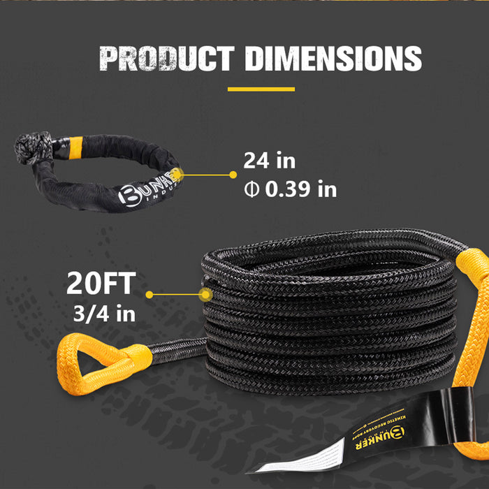 Bunker Indust Kinetic Recovery Kit 6 Meter