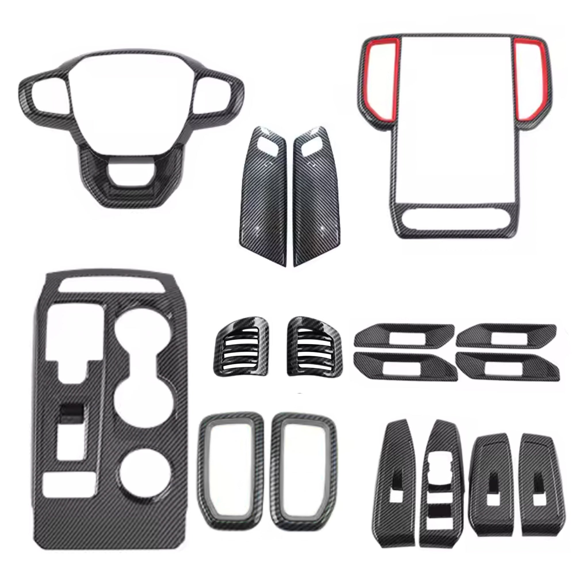 Ford Ranger Carbon Interior Trim Kit (2022–Current) | Next-Gen Ranger ...