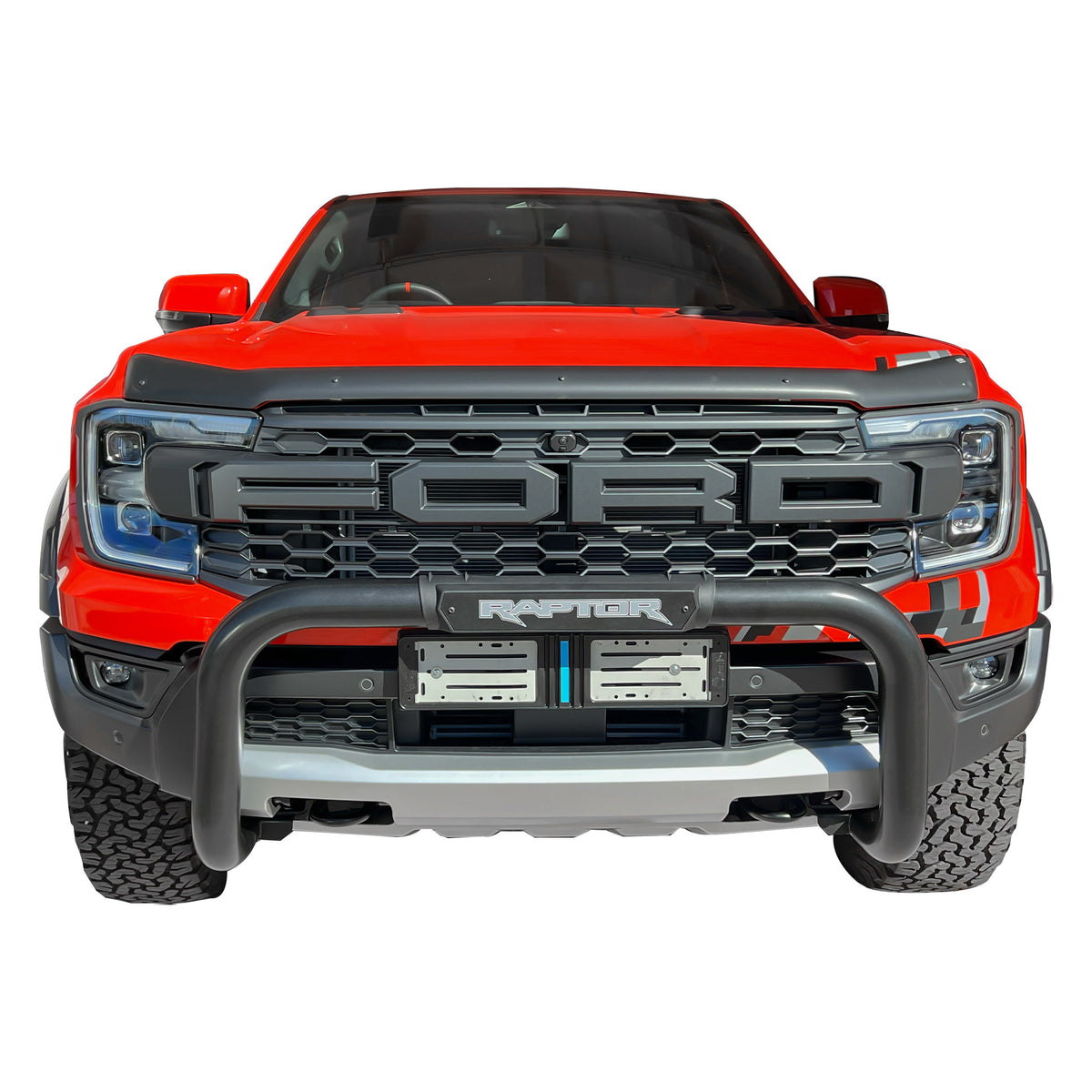 Ford Ranger Raptor Nudge Bar Black 2023+ — Evorevo4x4