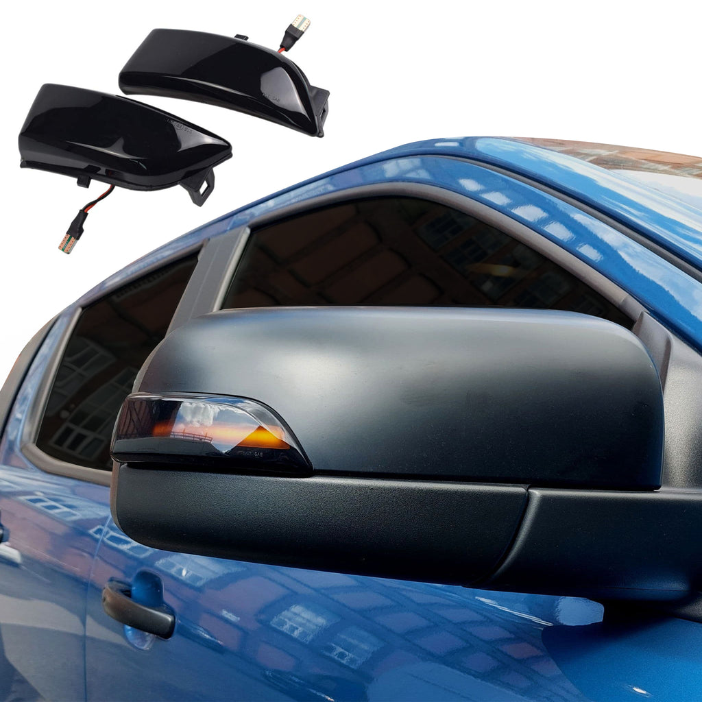 Akozon Side Mirror Indicator Lens, Clear Lens Door Mirror Light - View #2