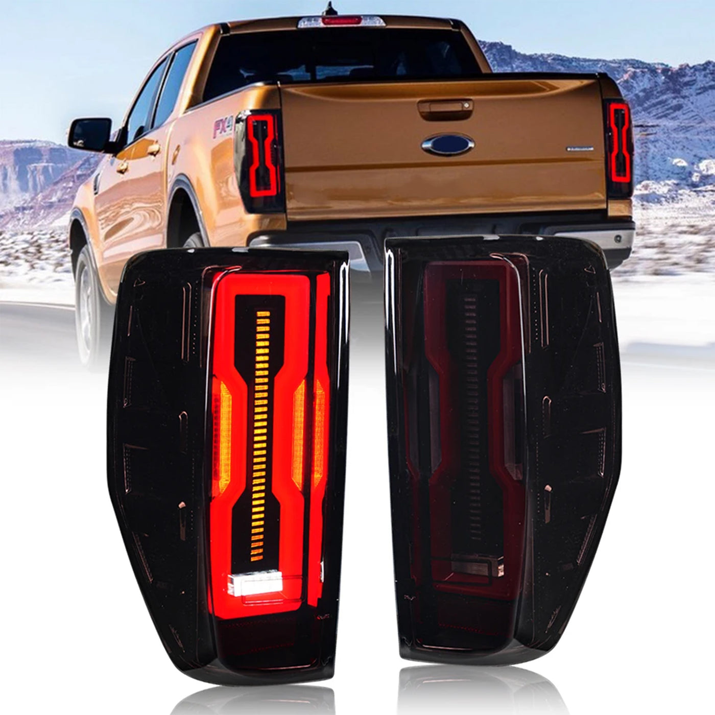 Ford Ranger Tail Lights LED 2012+ β Evorevo4x4