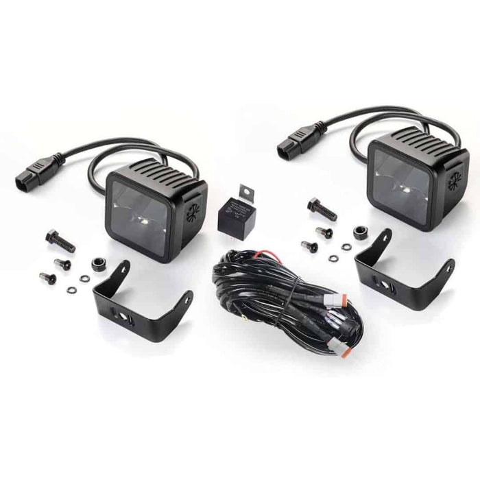 Hella LED Black Magic 3.2" Cube Kit - (Spot)