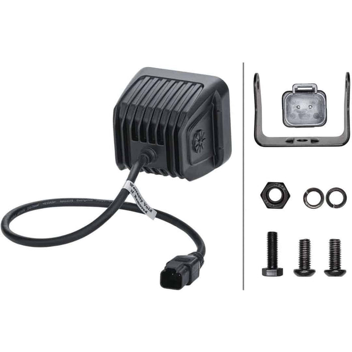 Hella LED Black Magic 3.2" Cube Kit - (Spot)