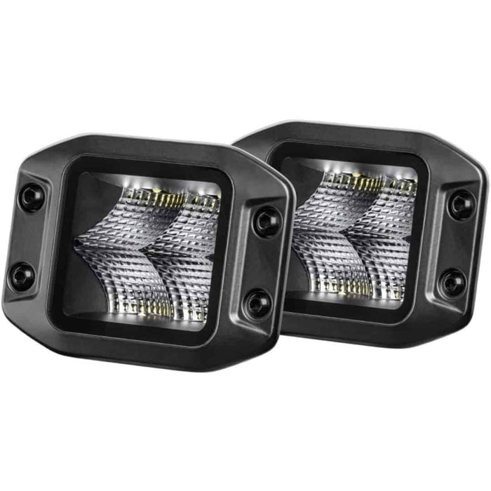 Hella LED Black Magic 3.2" Cube Kit - (Flood/Flush)