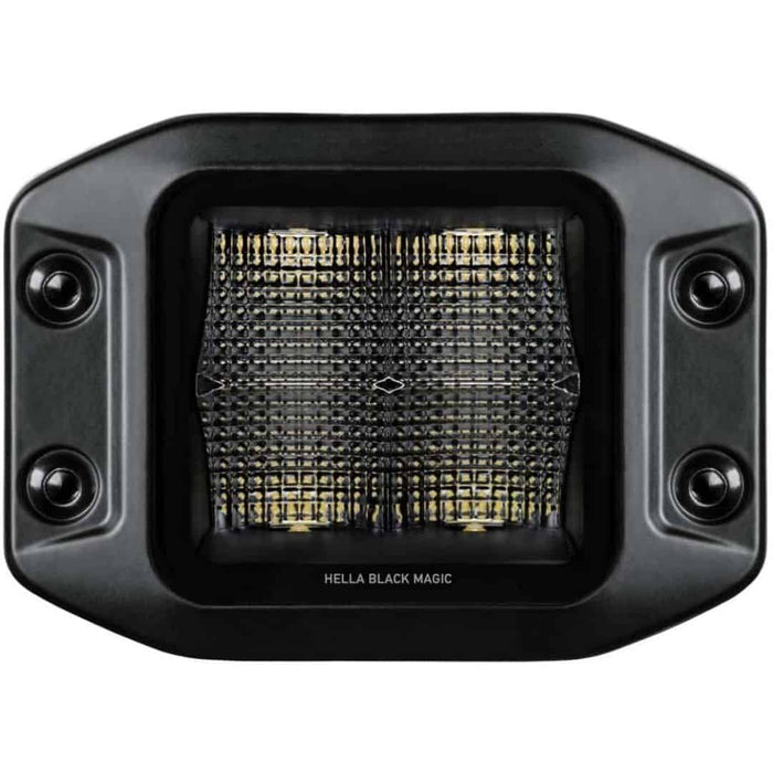 Hella LED Black Magic 3.2" Cube Kit - (Flood/Flush)